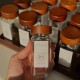 Wooden & Glass Jar Spices Set 16 pieces with Wooden Stand